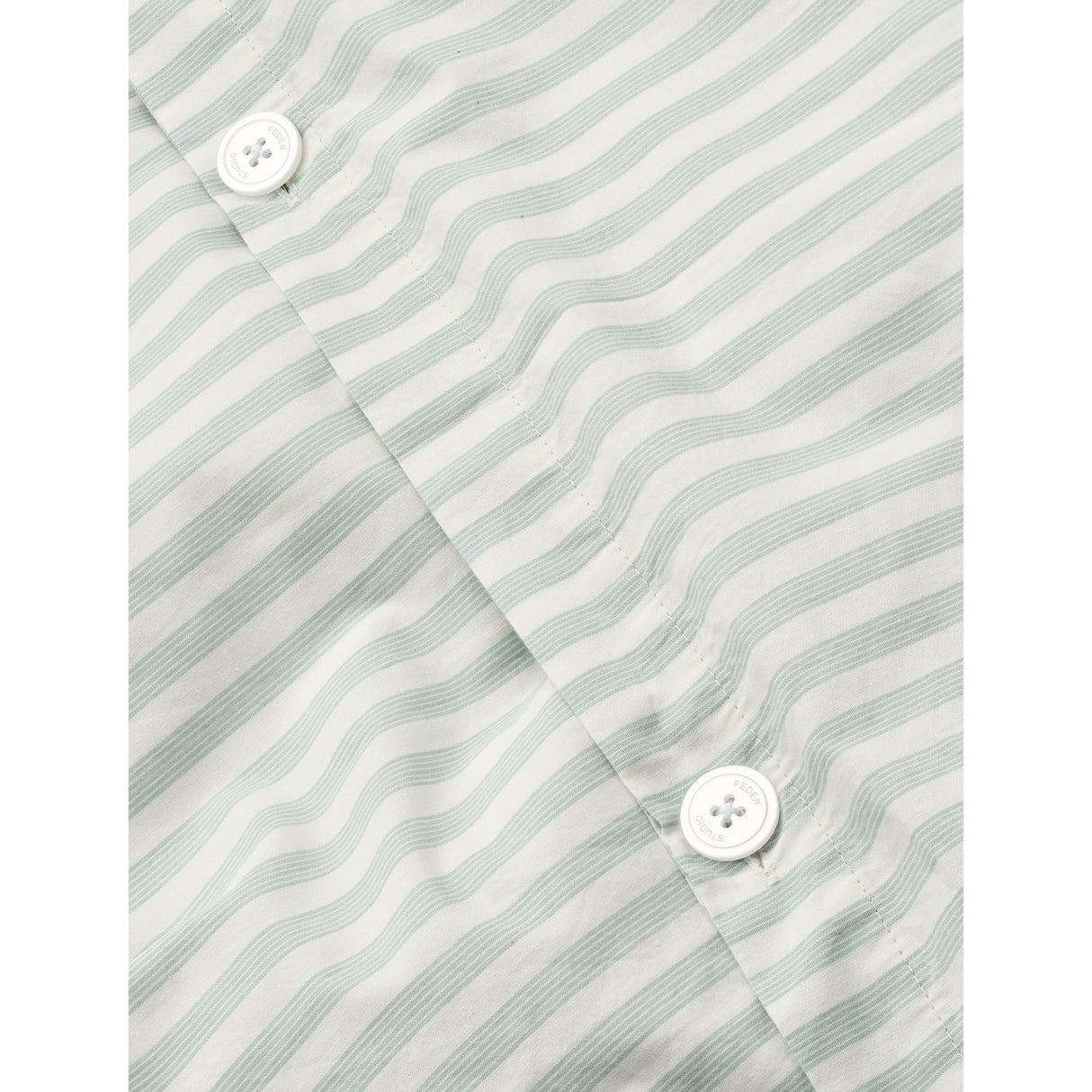 Studio Feder Soft Mint Stripe Sengetøy Percale