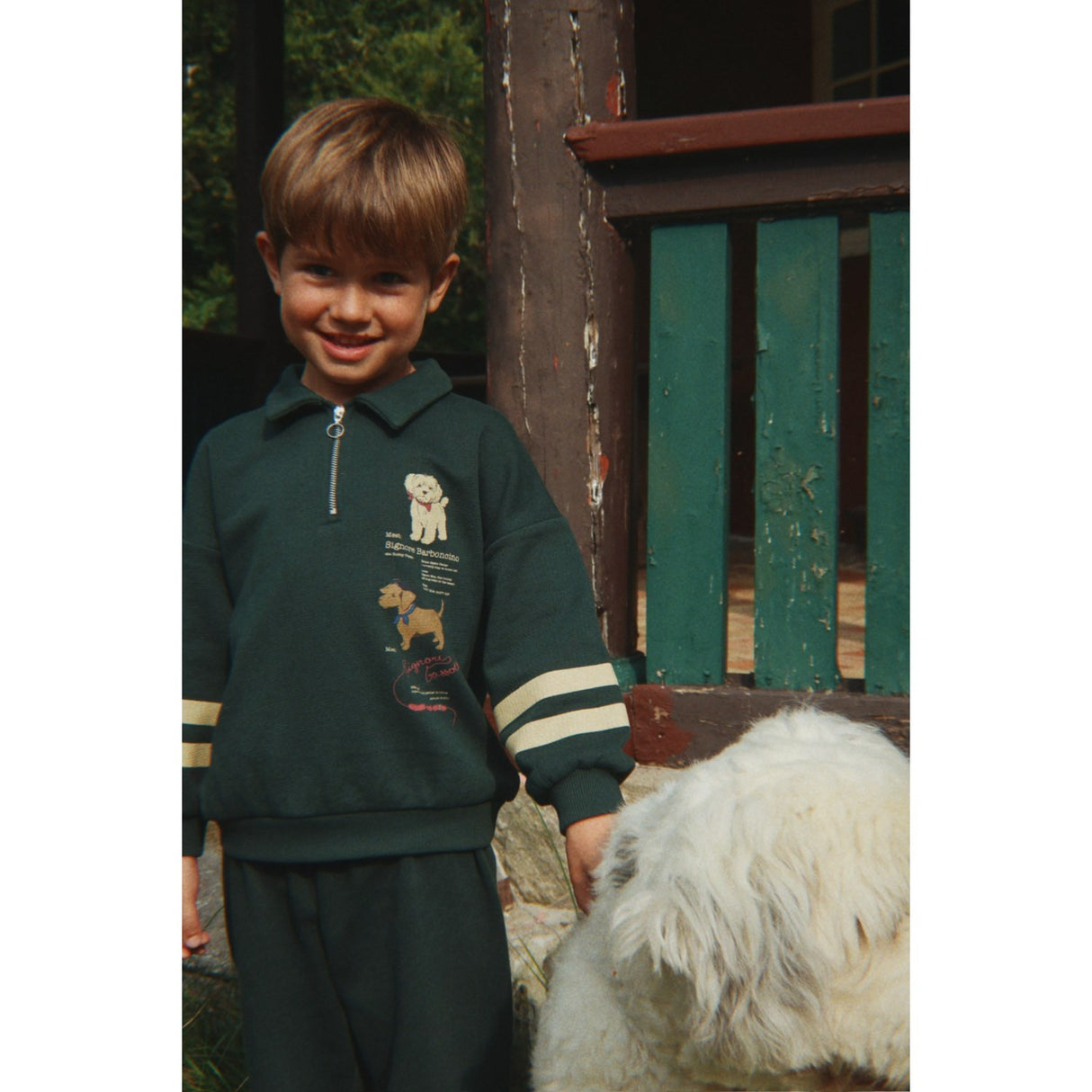 Konges Sløjd Pine Grove Doggy Half Zip Polo Ocs