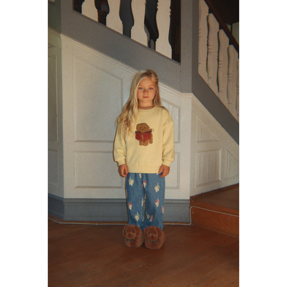 Konges Sløjd Bow Kitty Denim Magot Slit Bukser Gots