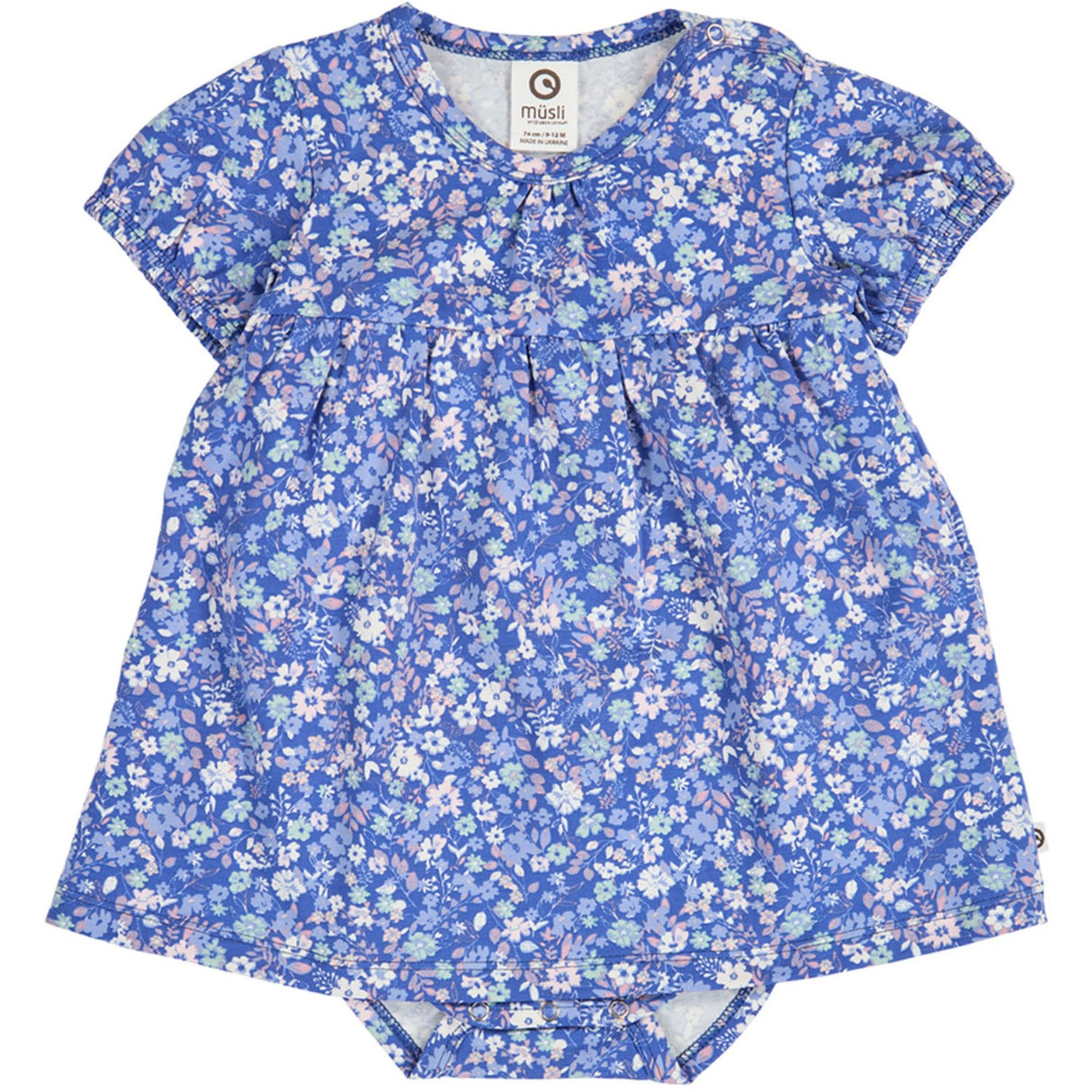 Müsli Azure Blue/ Nectar/ Tofu Primrose Puff S/S Kjole Body