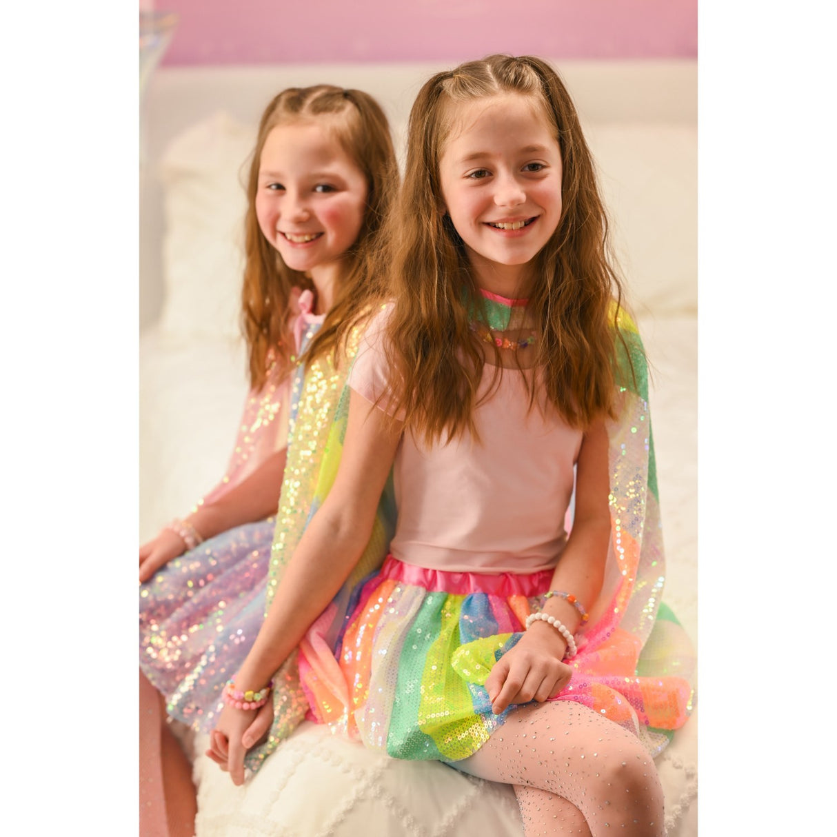 Great Pretenders Ombre Sequins Cape