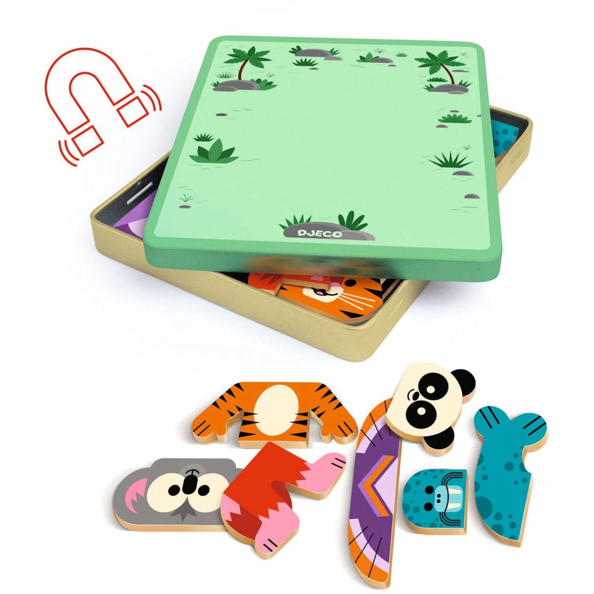 Djeco Inzebox Magnet Ben, Mix'N'Match