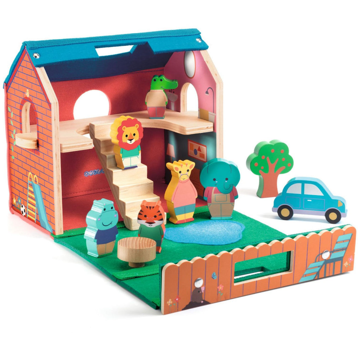 Djeco Softihouse med figur