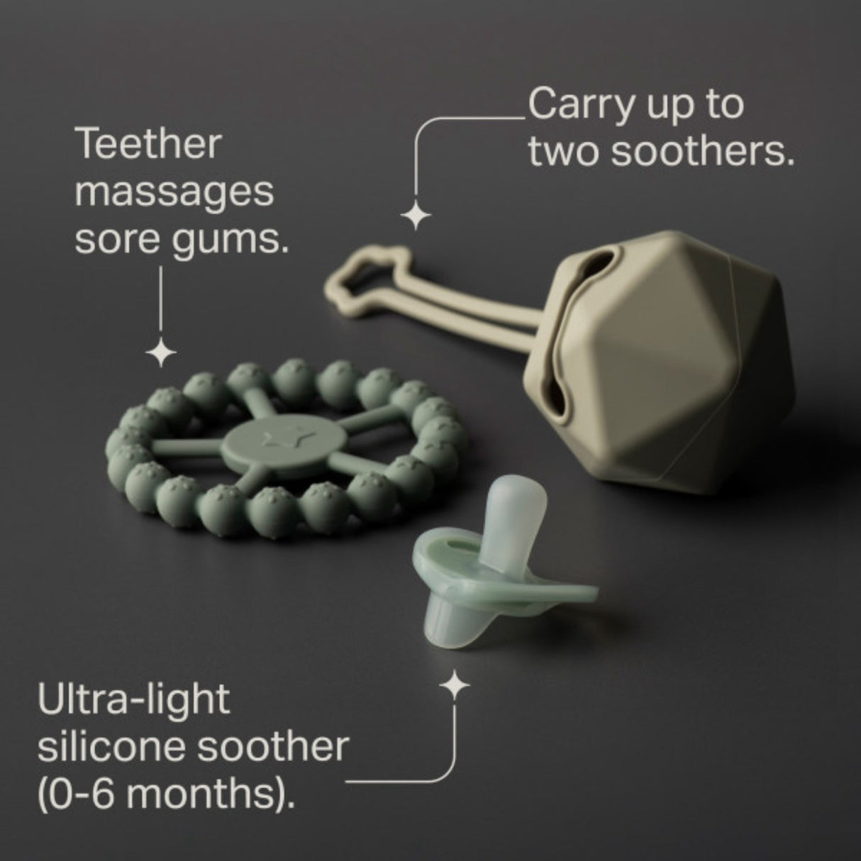 Tommee Tippee Silikon Giftset Green