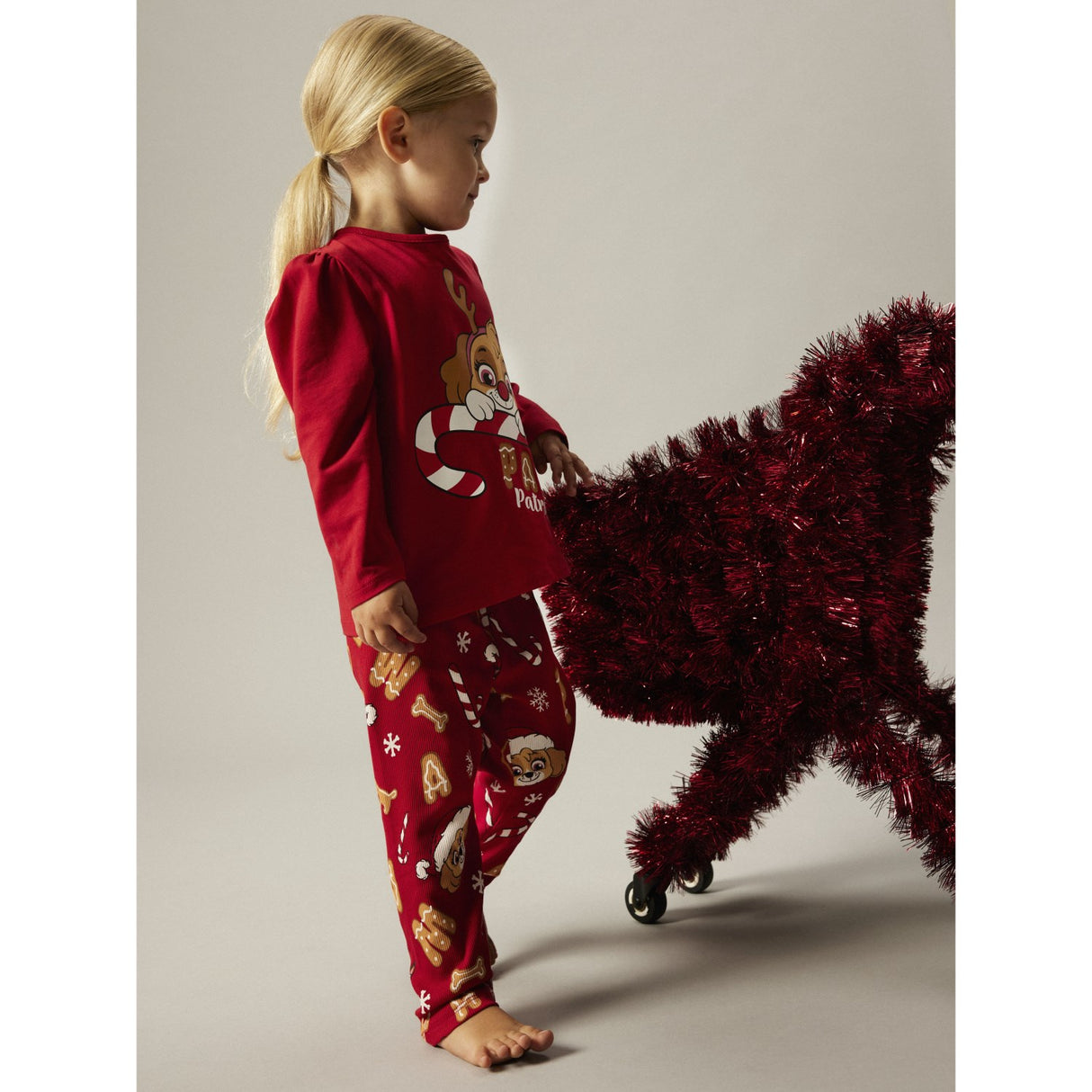 Name It Barbados Cherry Nmfsarba Paw Ls Nightset Cplg