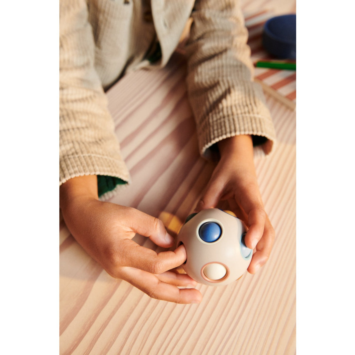 LIEWOOD Ice Blue Multi Mix Solene Puslespill Ball 2-Pakning