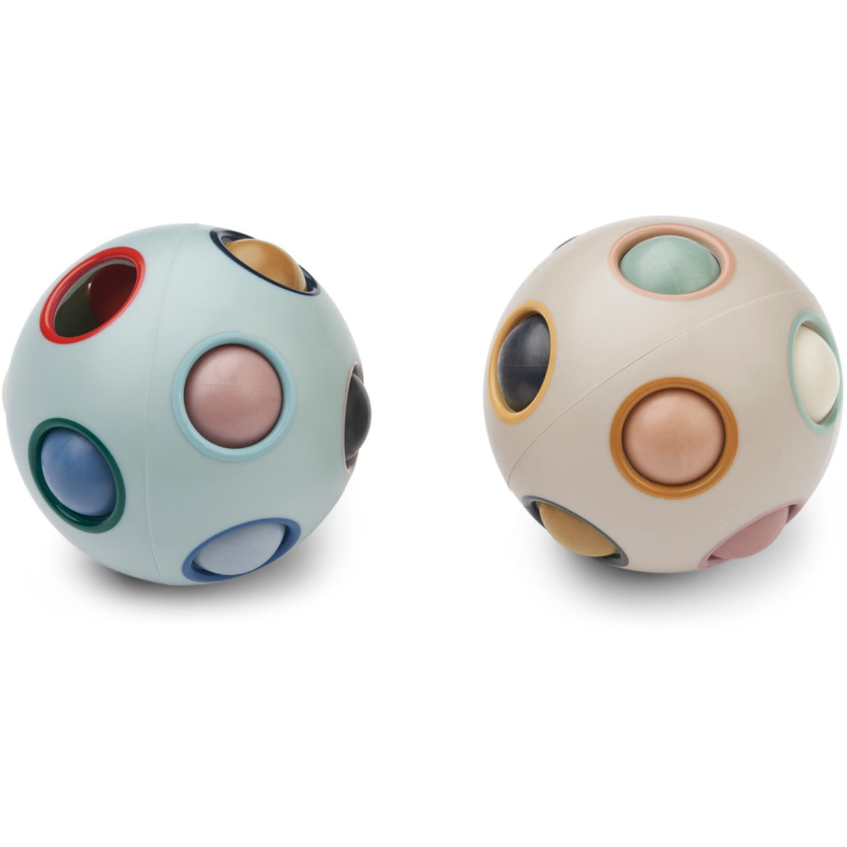 LIEWOOD Ice Blue Multi Mix Solene Puslespill Ball 2-Pakning
