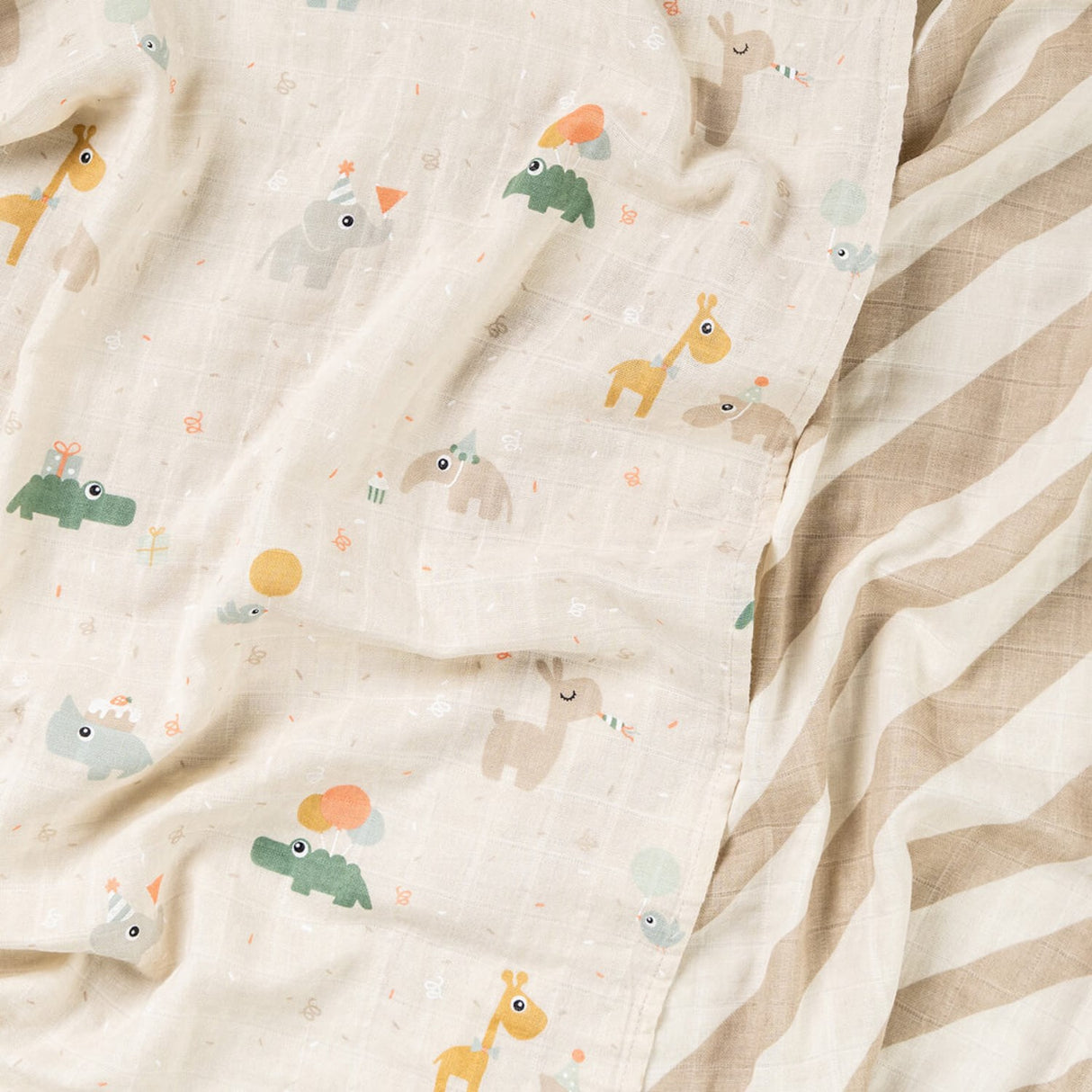 DonebyDeer Celebration Sand Stoffbleie 2-Pakning