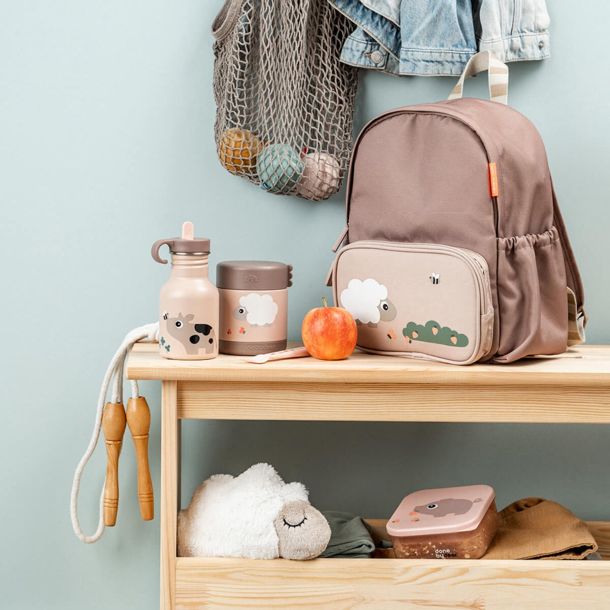 DonebyDeer Tiny Farm Powder Flaske Rustfrit Stål 350 Ml