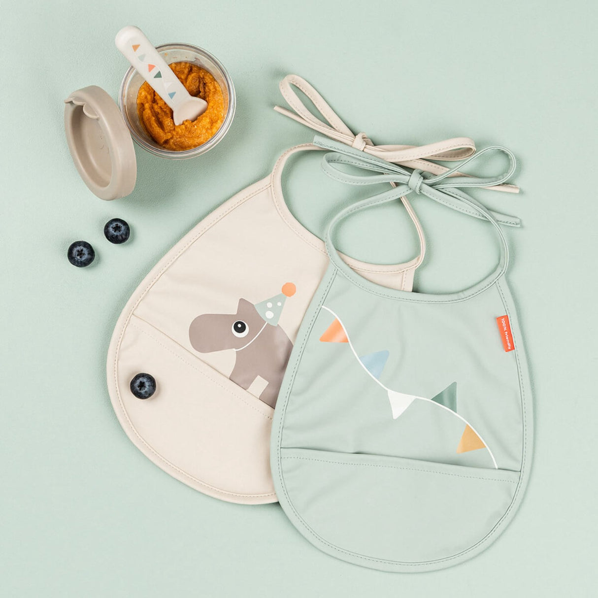 DonebyDeer Celebration Sand Mini Smekke Med Lomme 2-Pakning