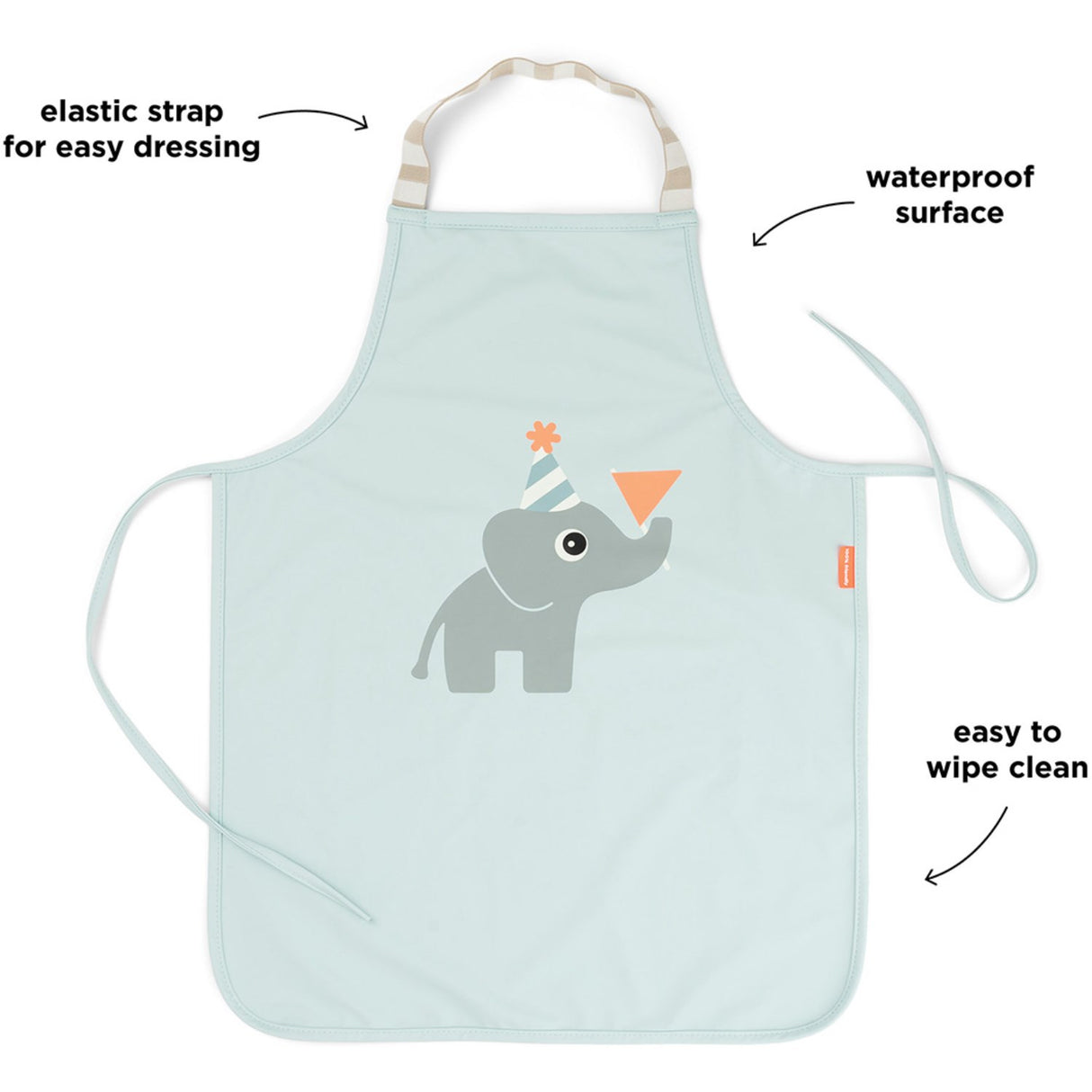 DonebyDeer Celebration Blue Vandtæt Barneforkle