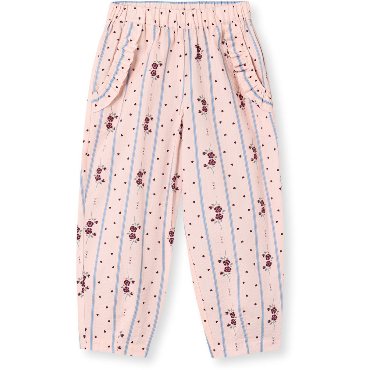 Fliink Chalk Pink Aop Colombe Ruffle Bukser
