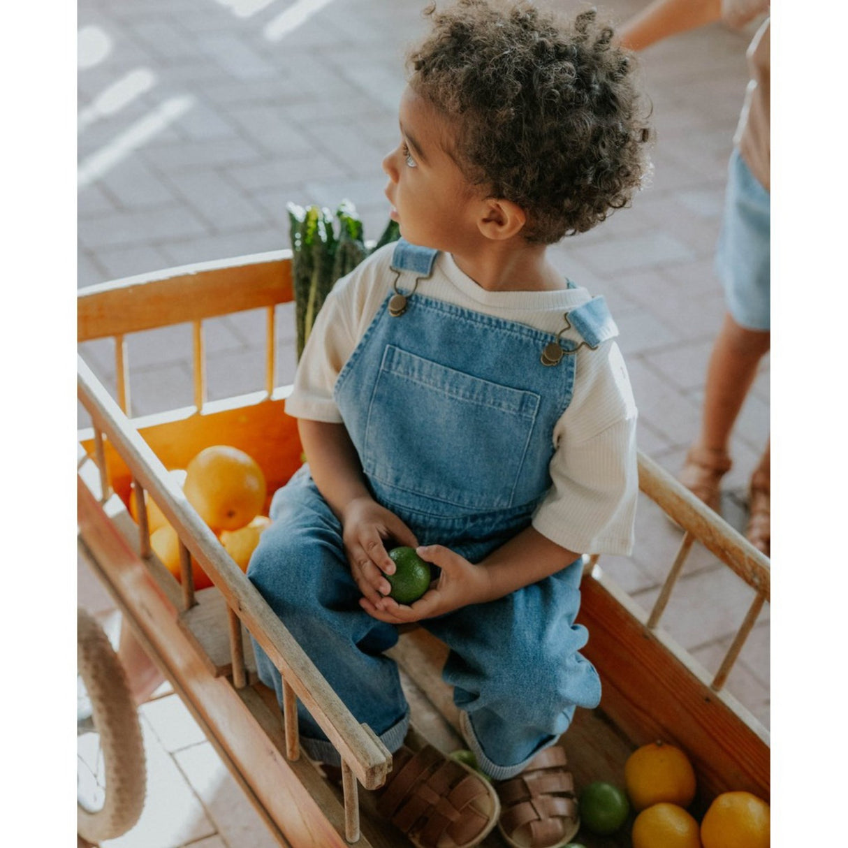 Fliink Medium Denim Blue Don Contrast Overall