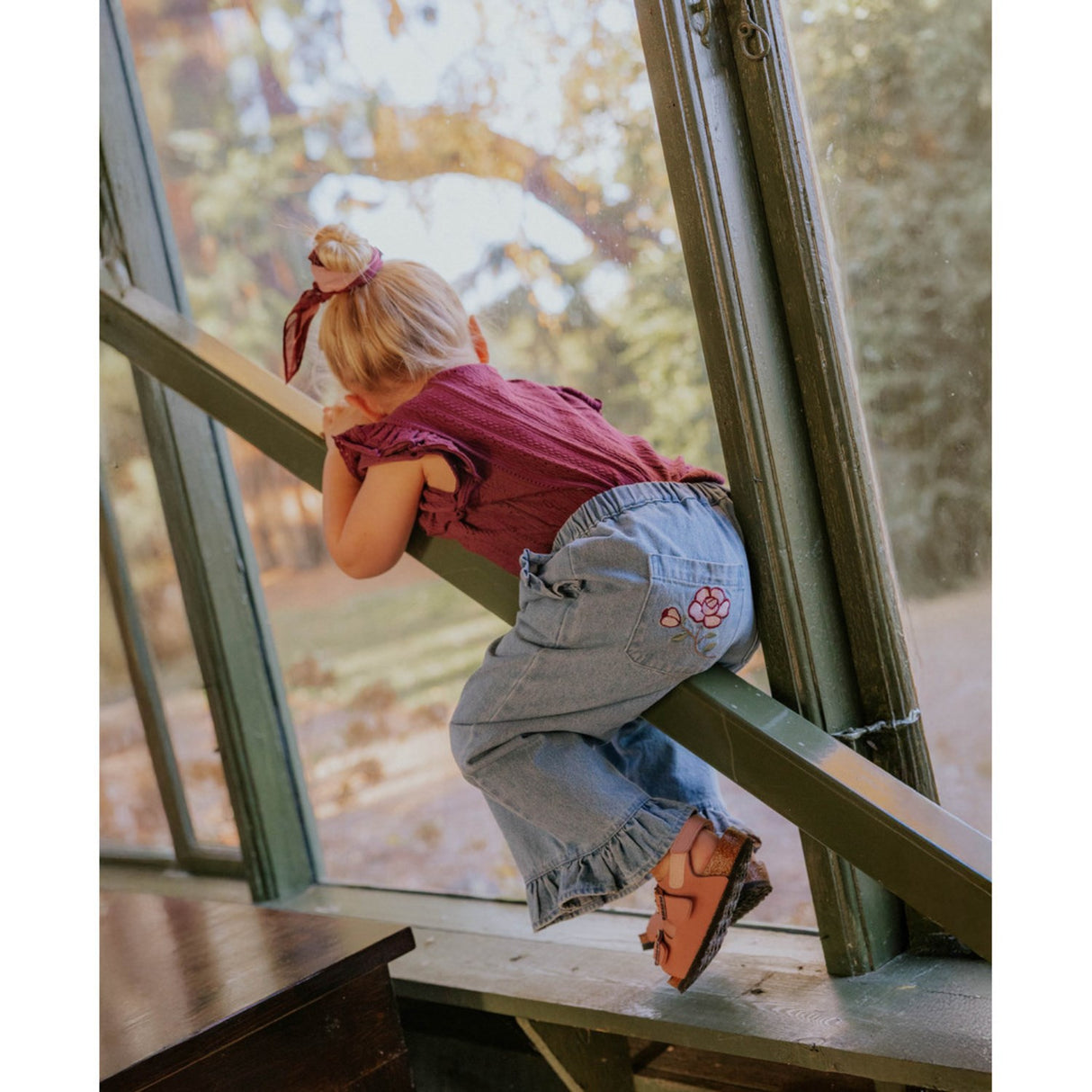 Fliink Medium Denim Blue Don Rose Bukser