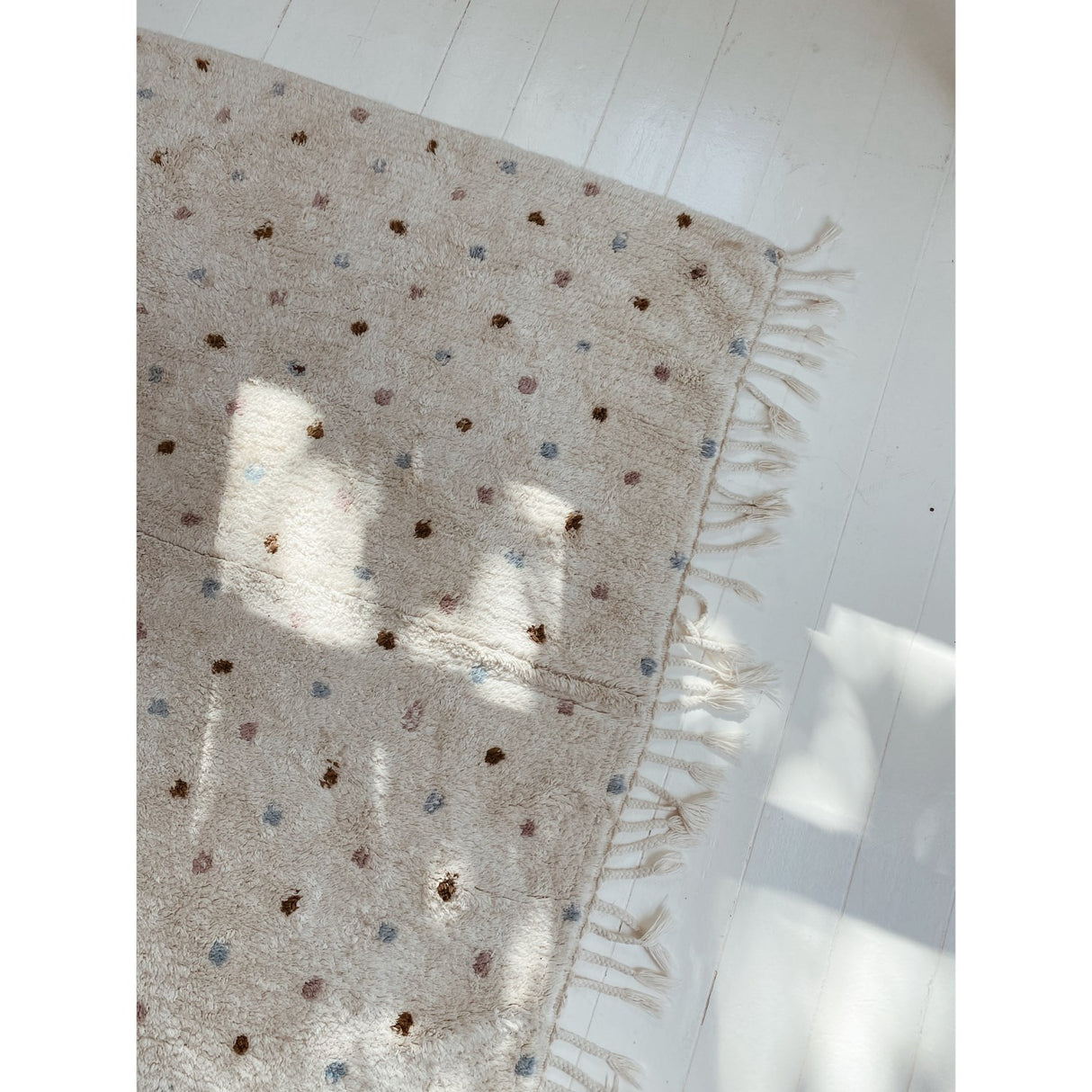 KAS Kopenhagen Natural Multi Dots Farge Rug 120X160