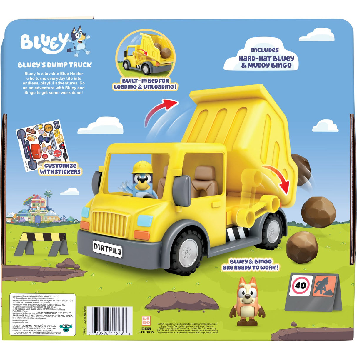Bluey Dump Lastbil