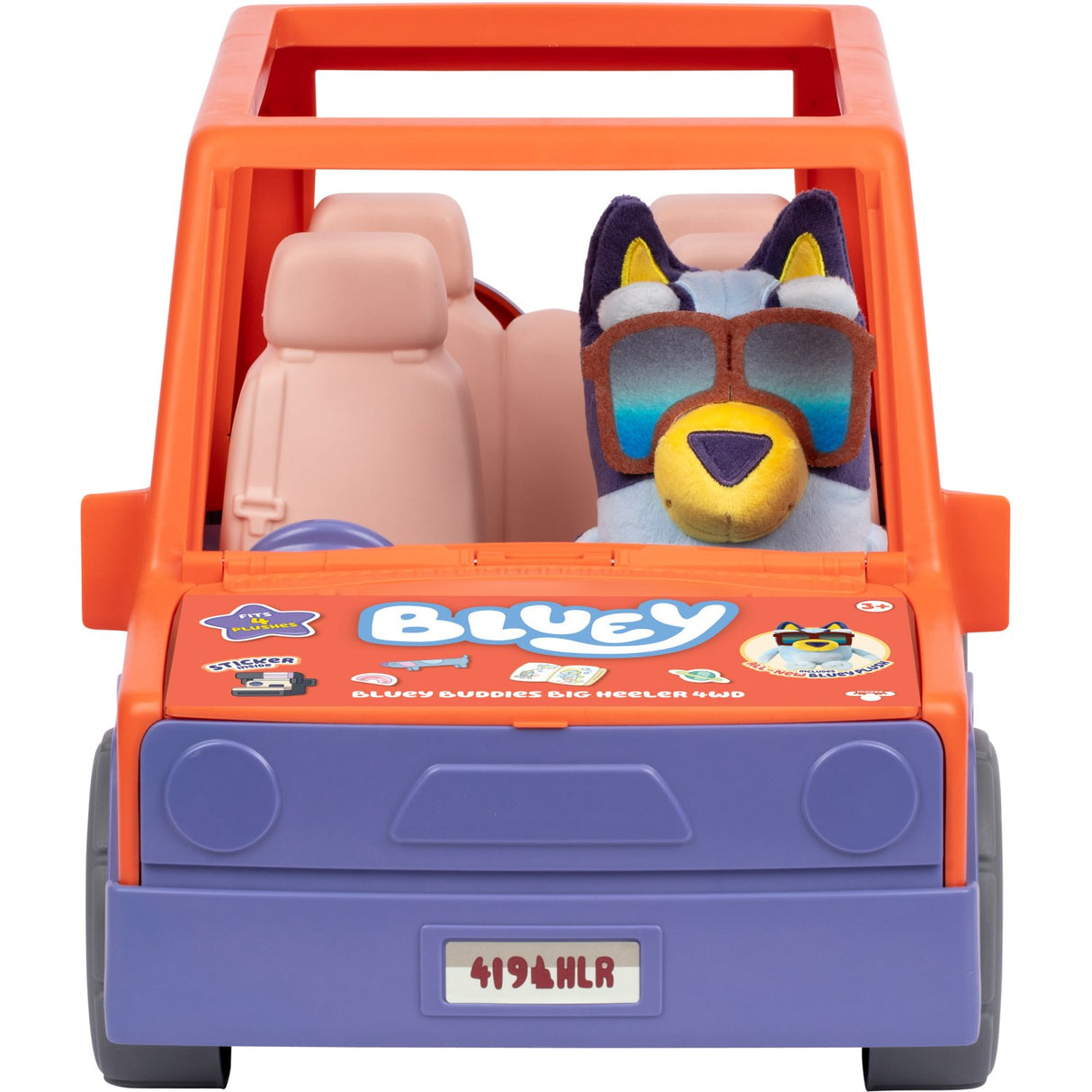 Bluey Big Heeler Bil 4WD W/plush