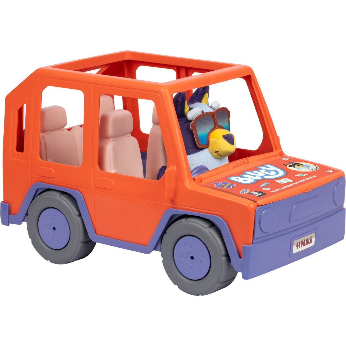 Bluey Big Heeler Bil 4WD W/plush