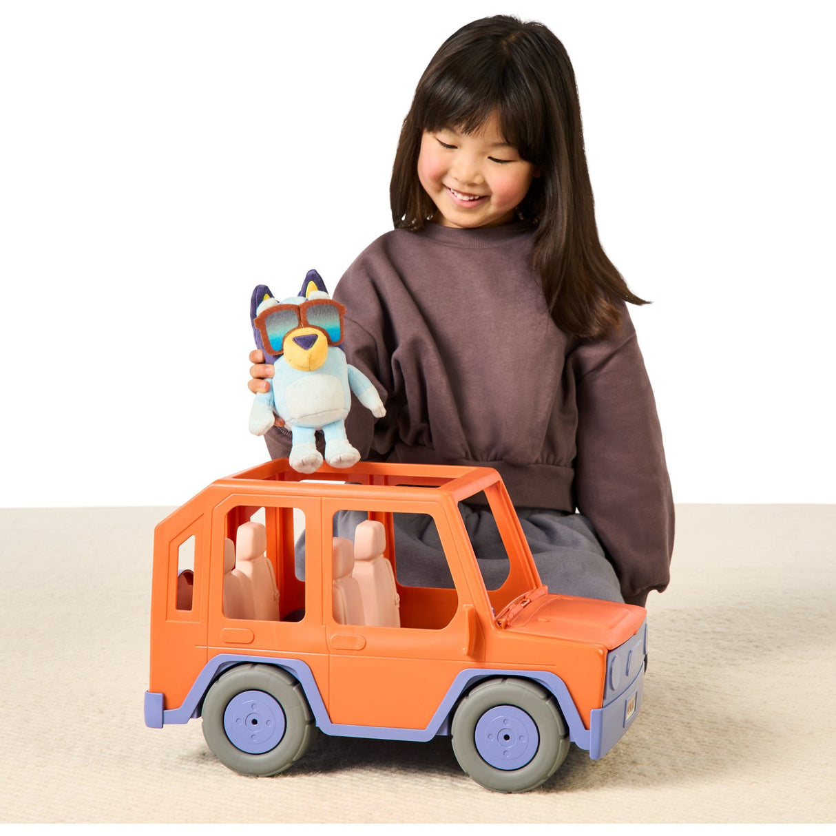 Bluey Big Heeler Bil 4WD W/plush