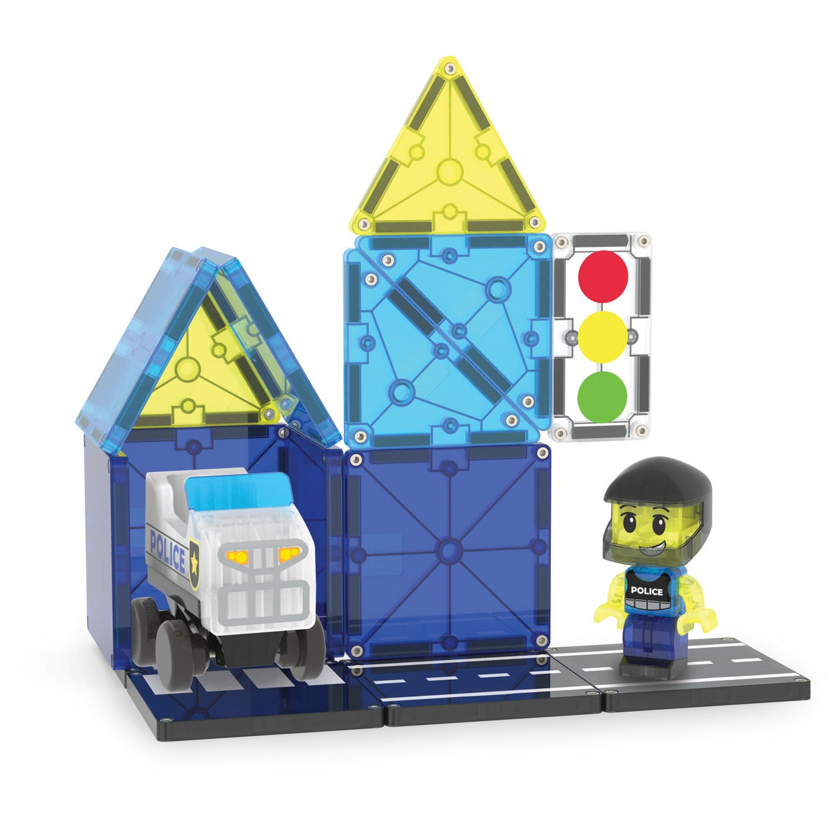 Magna-Tiles® Police Patrol 20 Pcs
