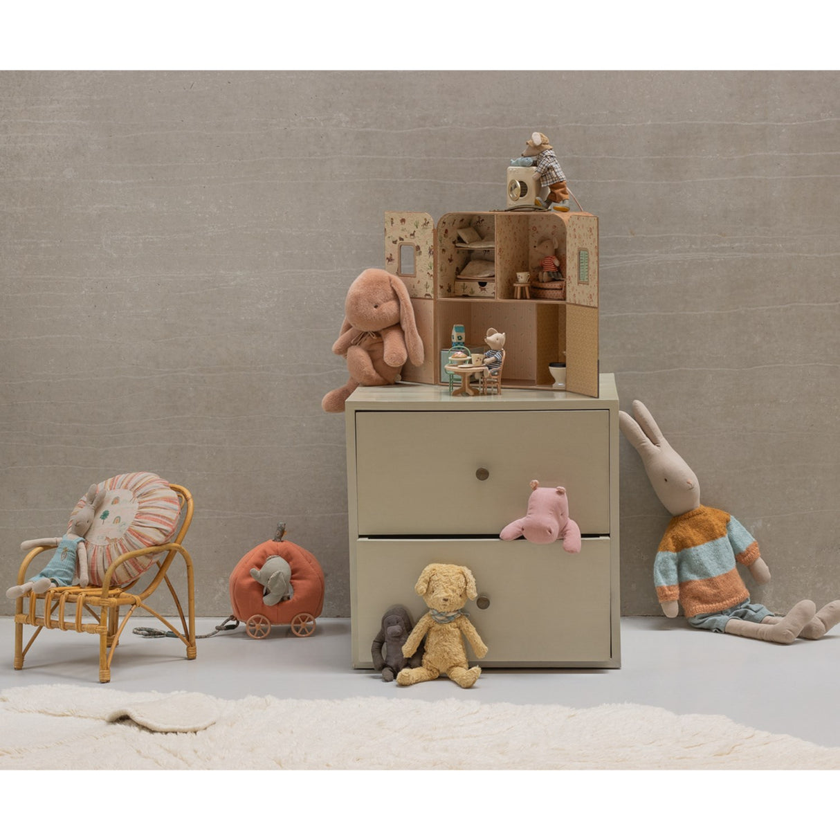 Maileg SuitCasa, Littlesøster Og Lillebror Mus