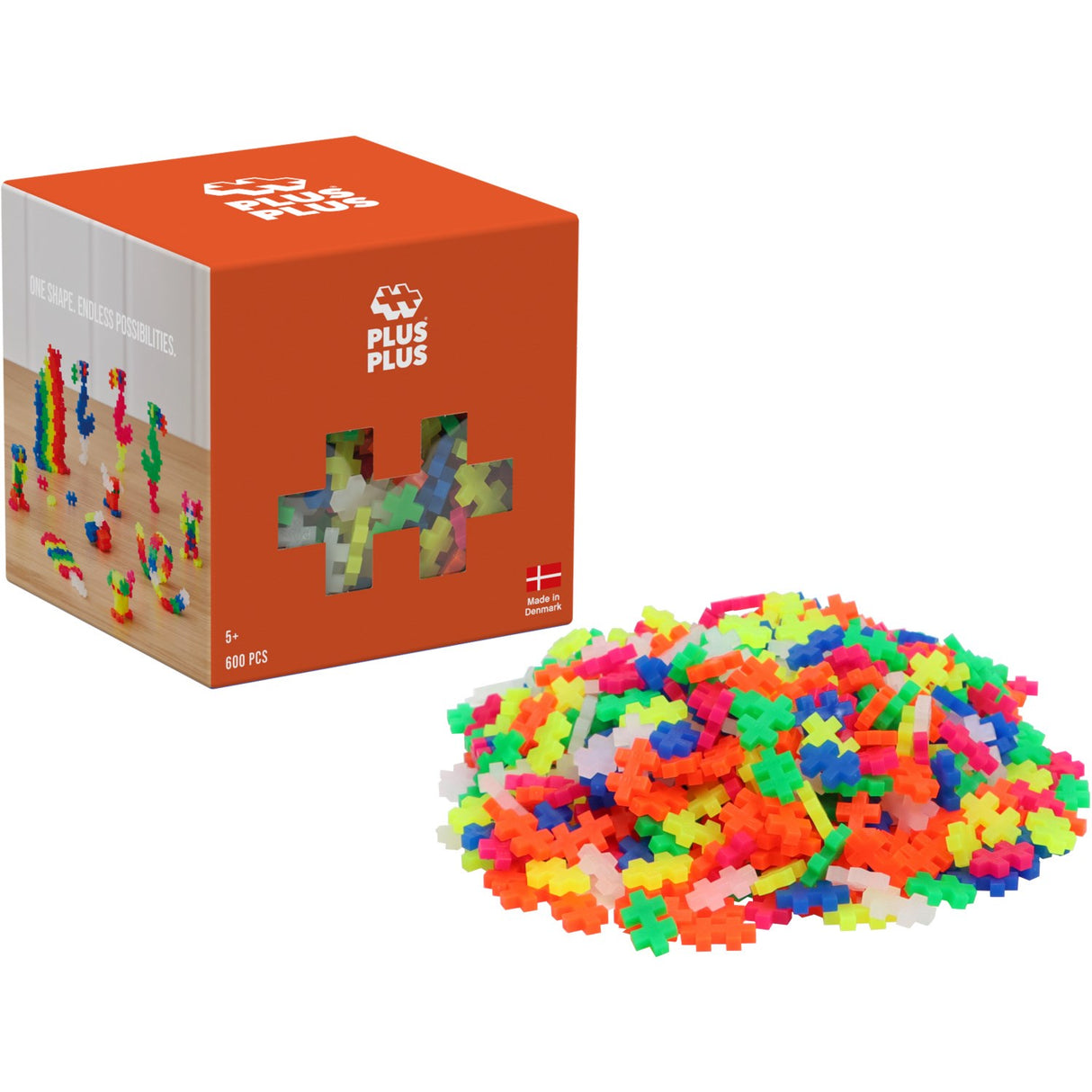 Plus-Plus Neon / 600 Pcs