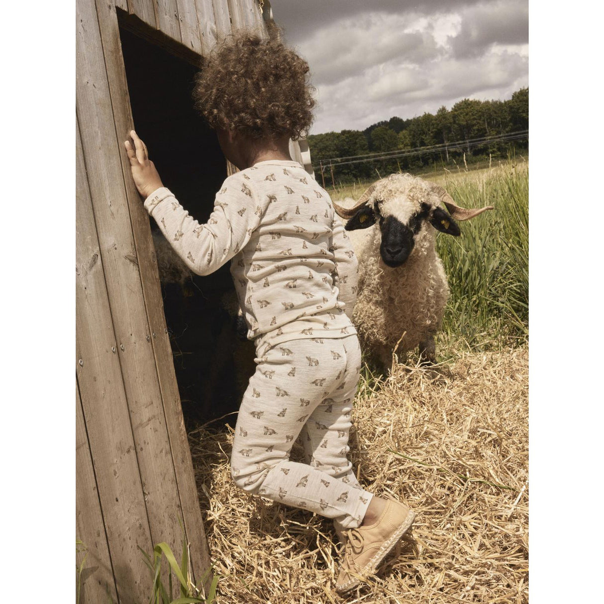 Lil'Atelier Turtledove Fox Nmmnalu Wo/Mo Ls Slim Topp Lil