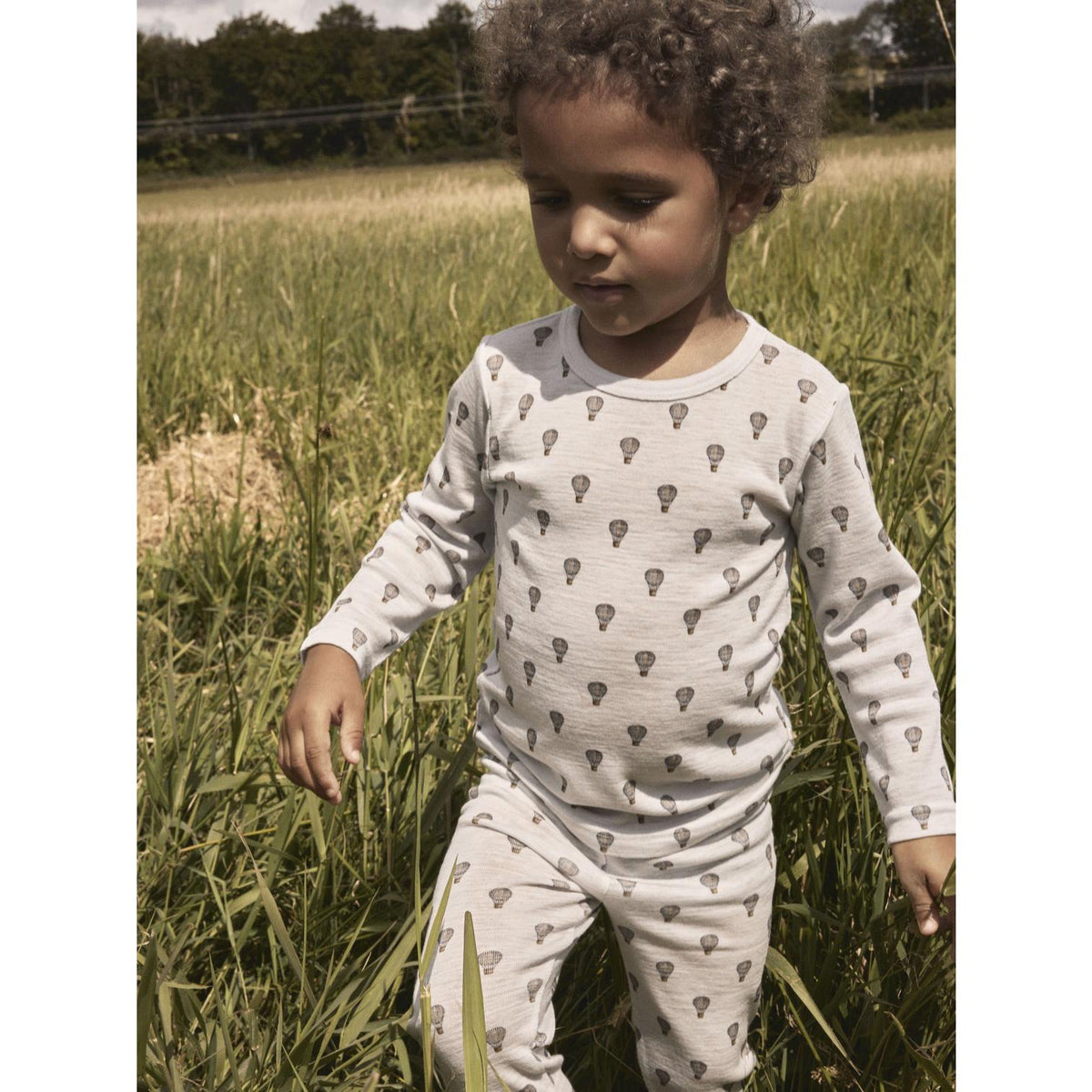 Lil'Atelier Oyster Mushroom Nmmnoel Nor Ull Ls Slim Topp Lil