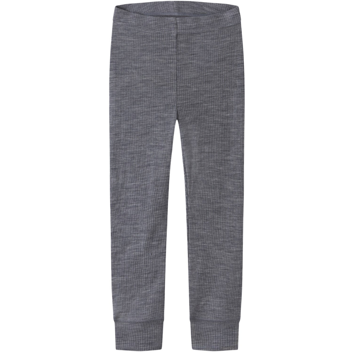 Name It Folkstone Gray Nmnwax Ull Rib Leggings Noos