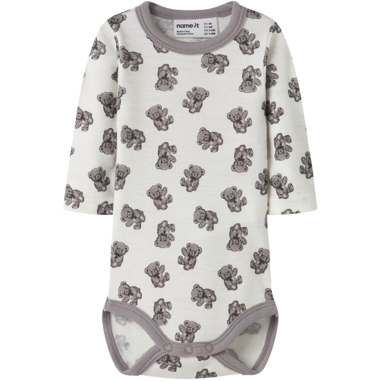 Name It Snow White Teddy Bear Nbnwillu Ull Ls Body