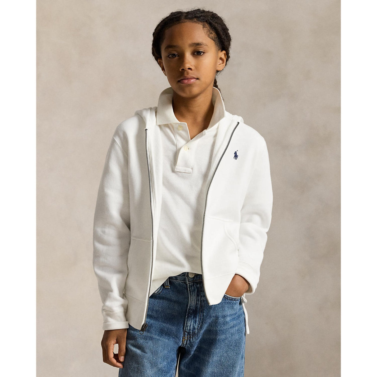 Polo Ralph Lauren White/C7949 Collegegenser