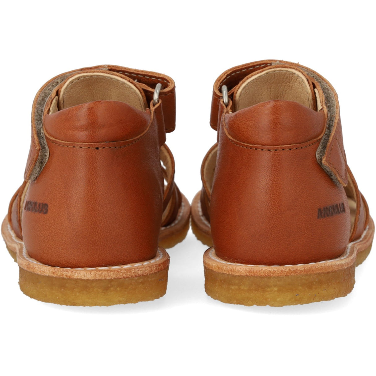 Angulus Begyndersandal M. Velcro Cognac