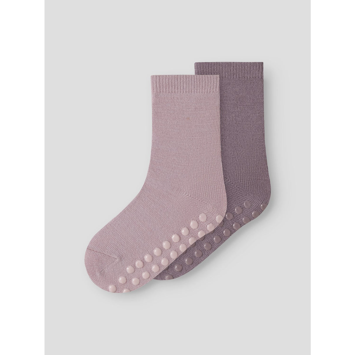 Name It Violet Ice Nmfwak Wo/Bl 2P Strømper W/Non Skid