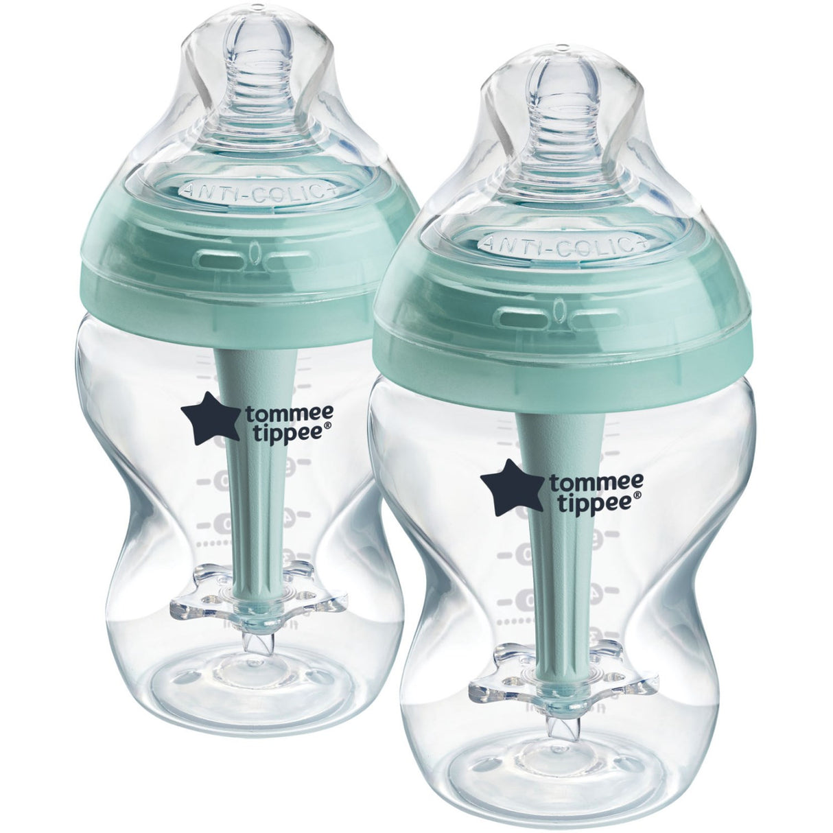 Tommee Tippee Anti-Kolikk Baby Flaske M/ Varmeindikator 2X 260ml