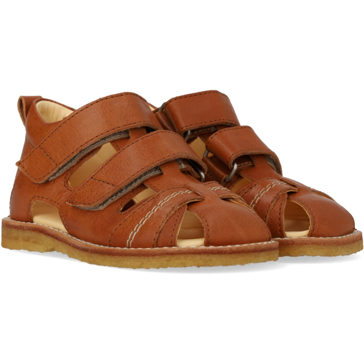 Angulus Begyndersandal m. Velcro Cognac 0506-101-1554