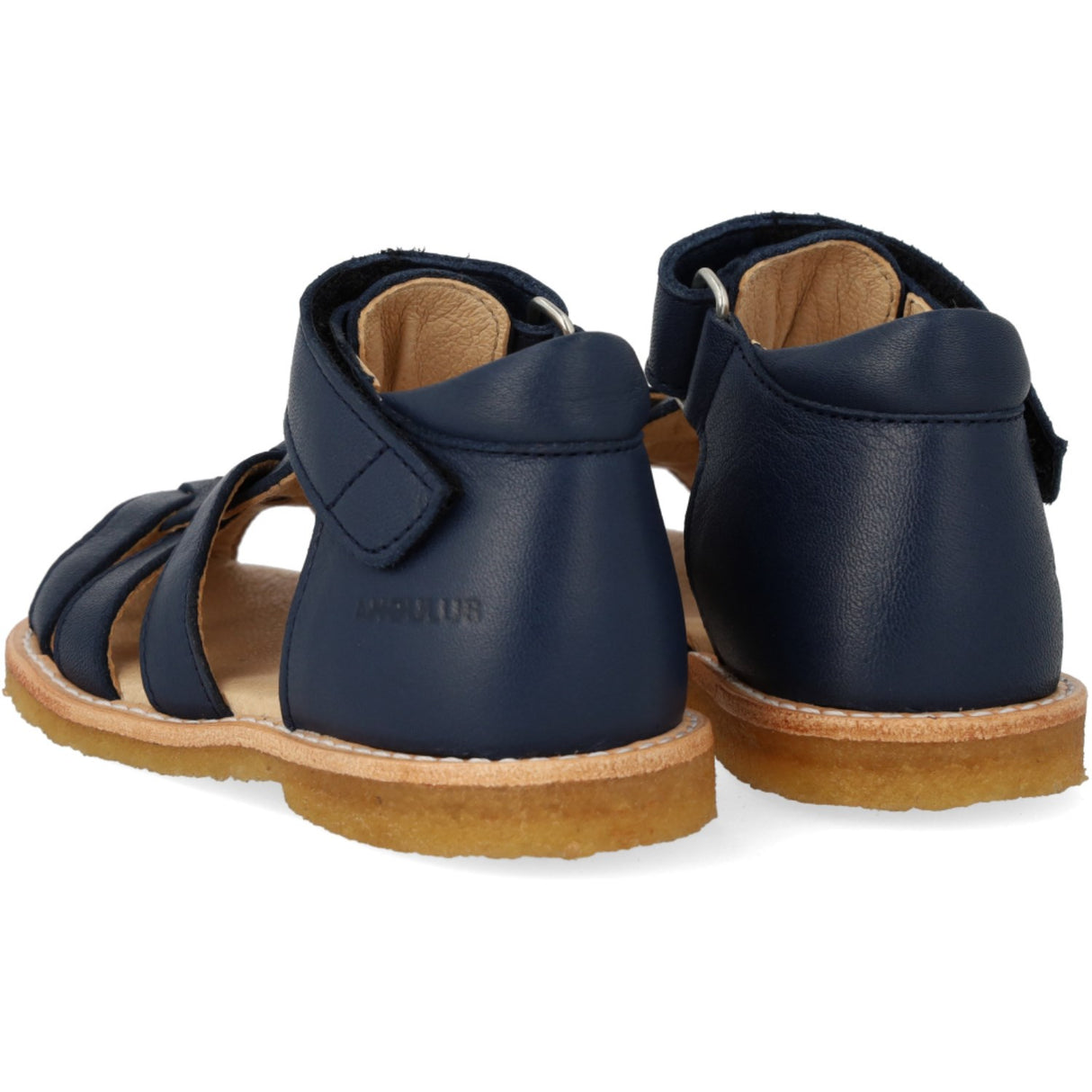 Angulus Navy Begynner Sandal Med Borrelåslukning