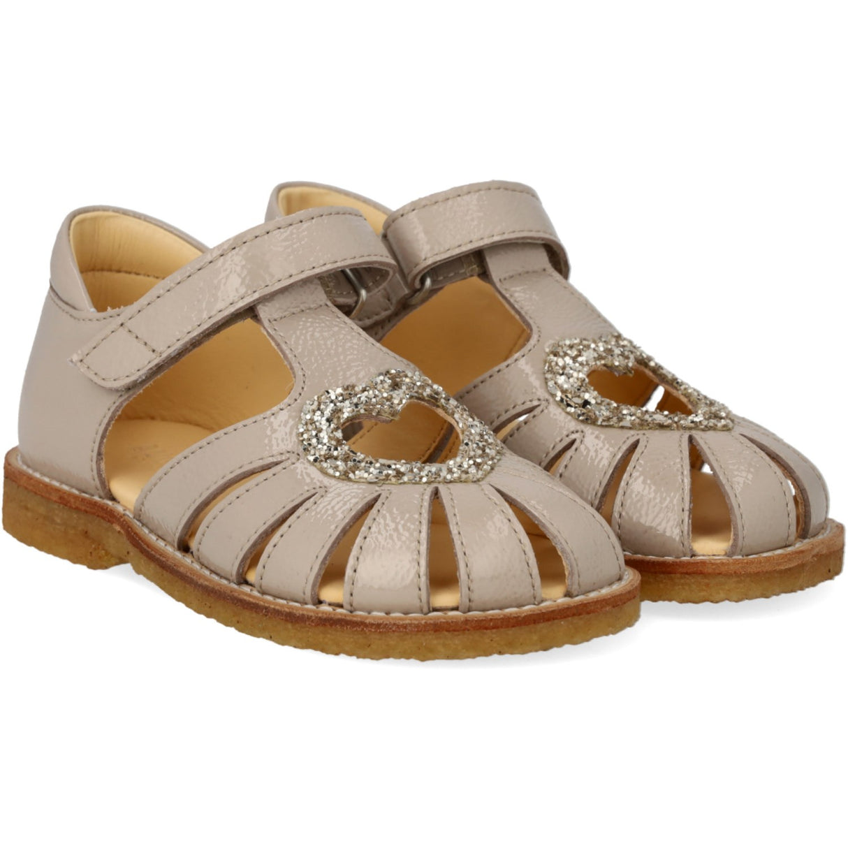 Angulus Hjertesandal Med Glitter Hjerte