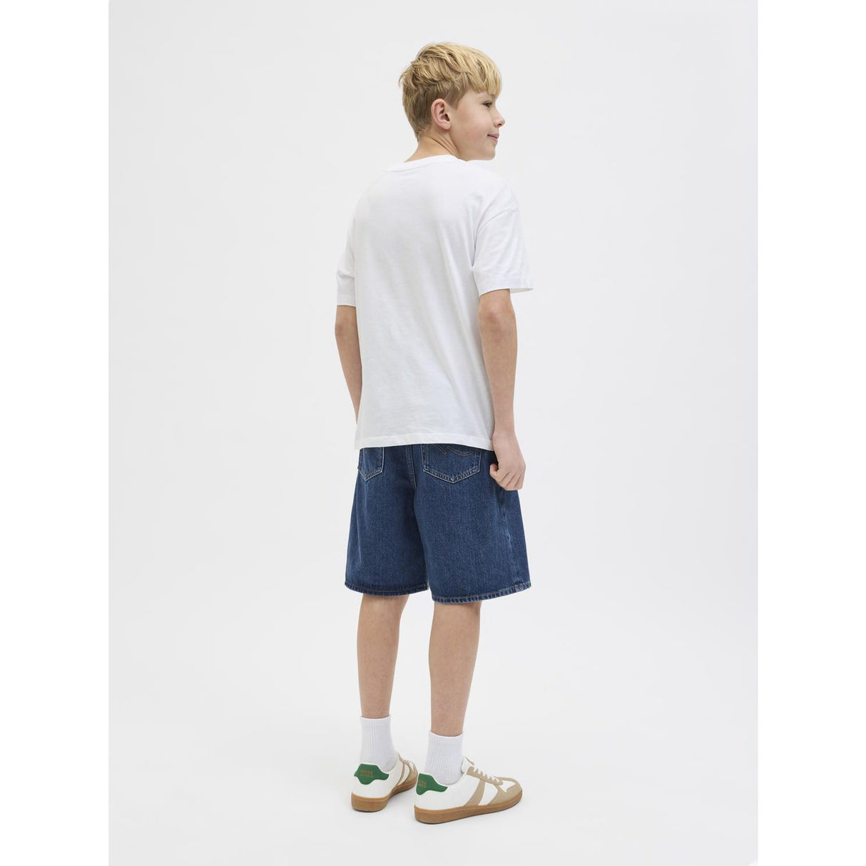 Jack & Jones Junior Blue Denim Jjitony Jjoriginal Shorts Akm 723 Sn Jnr