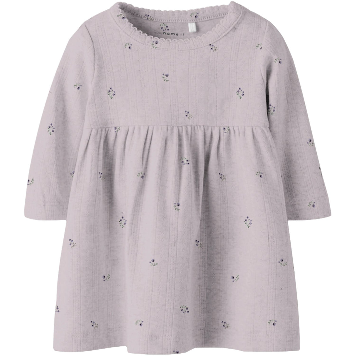 Name It Lilac Marble Nbfberries Ls Kjole Box