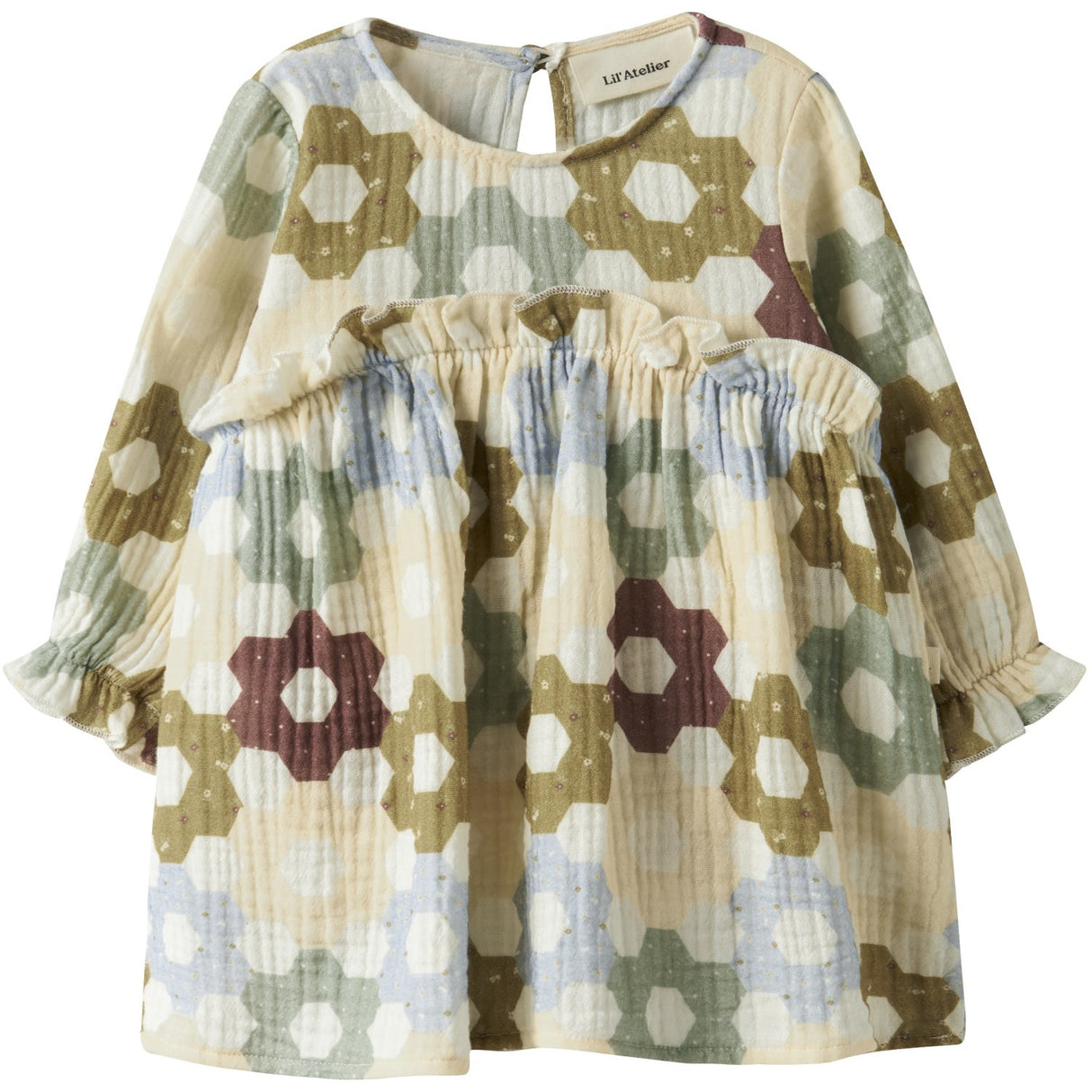 Lil'Atelier Coconut Milk Nbftalia Ls Loose Body Kjole Lil