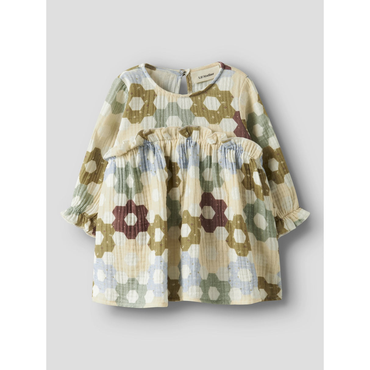 Lil'Atelier Coconut Milk Nbftalia Ls Loose Body Kjole Lil