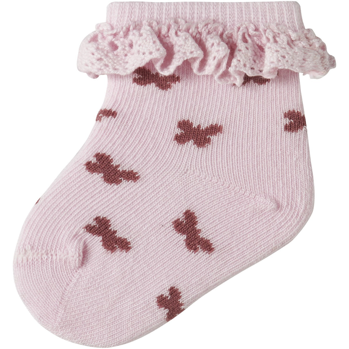 Name It Cradle Pink Nbffutterfly Strømper