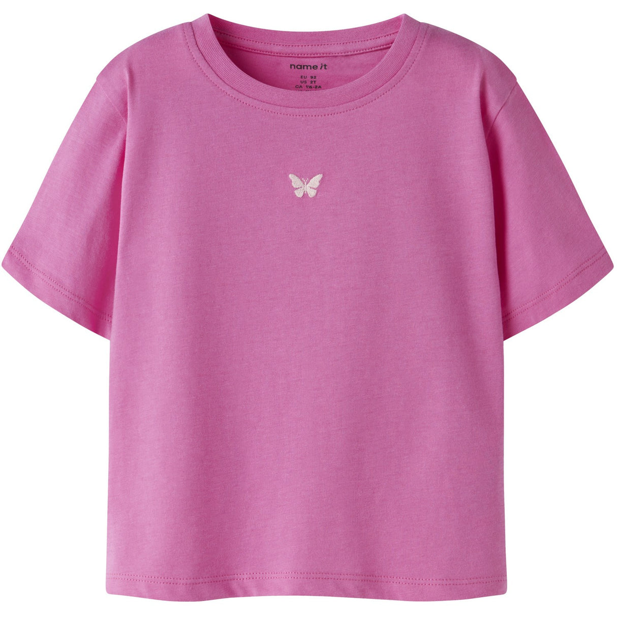 Name It Strawberry Moon Butterfly Embroidery Nmfvictoria Ss Nreg Topp