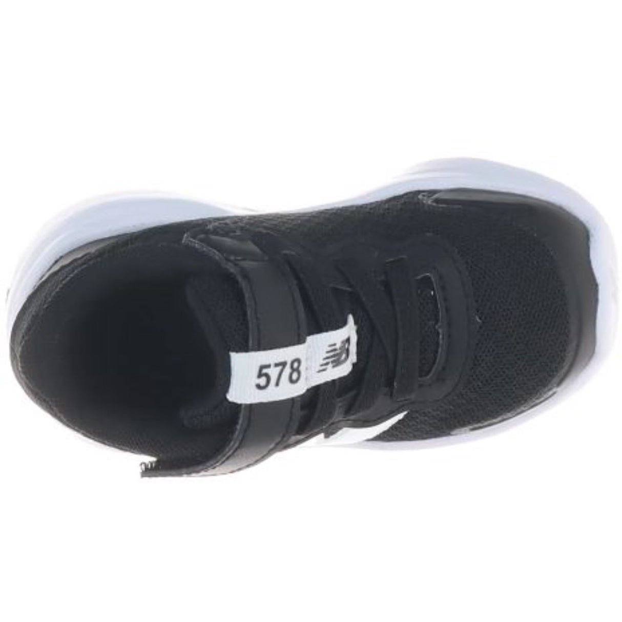 New Balance Black New Balance FreshFoam 578 Kids Bungee Lace Med Topp Stropp