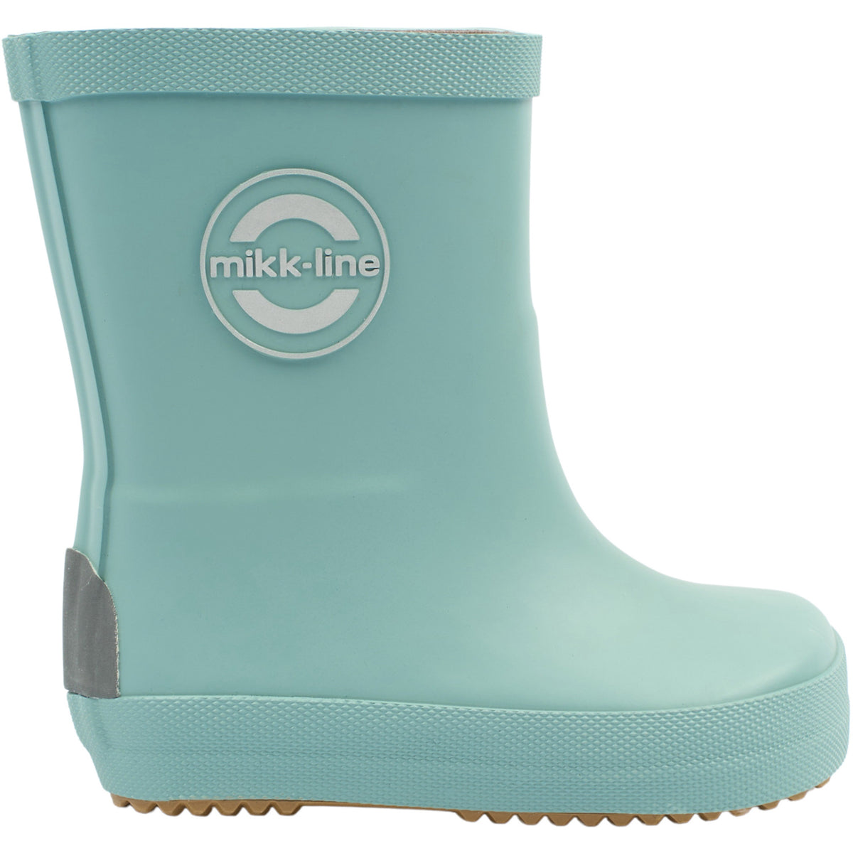 Mikk-Line Stone Blue Gummistøvler Solid - Barefoot