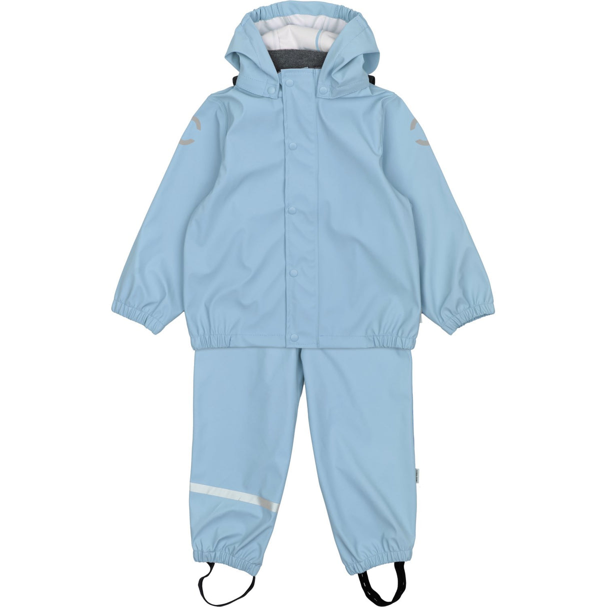 Mikk-Line Faded Denim Pu Rain Sett M/ Susp.