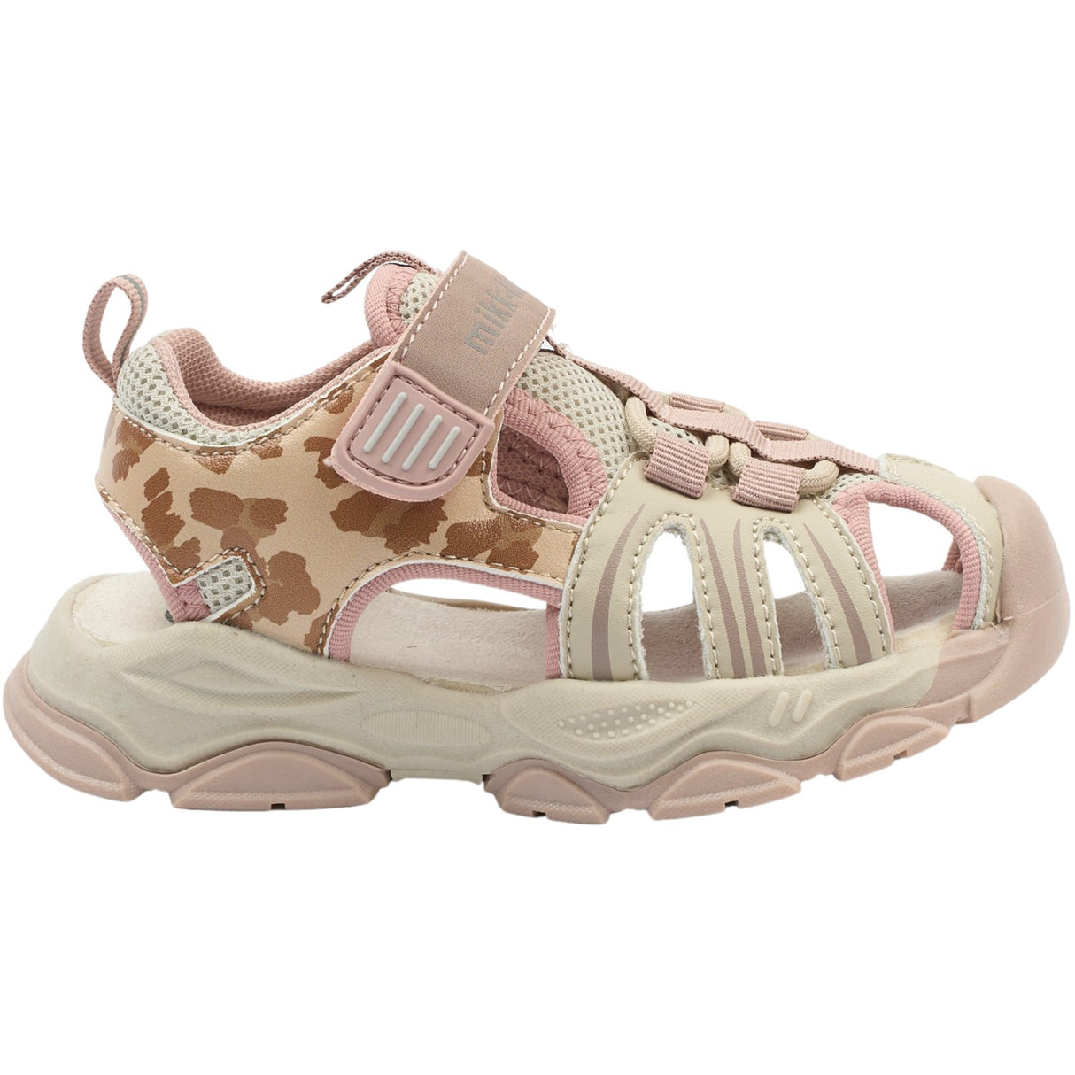 Mikk-Line Cinder Sandal Mesh Med Borrelås