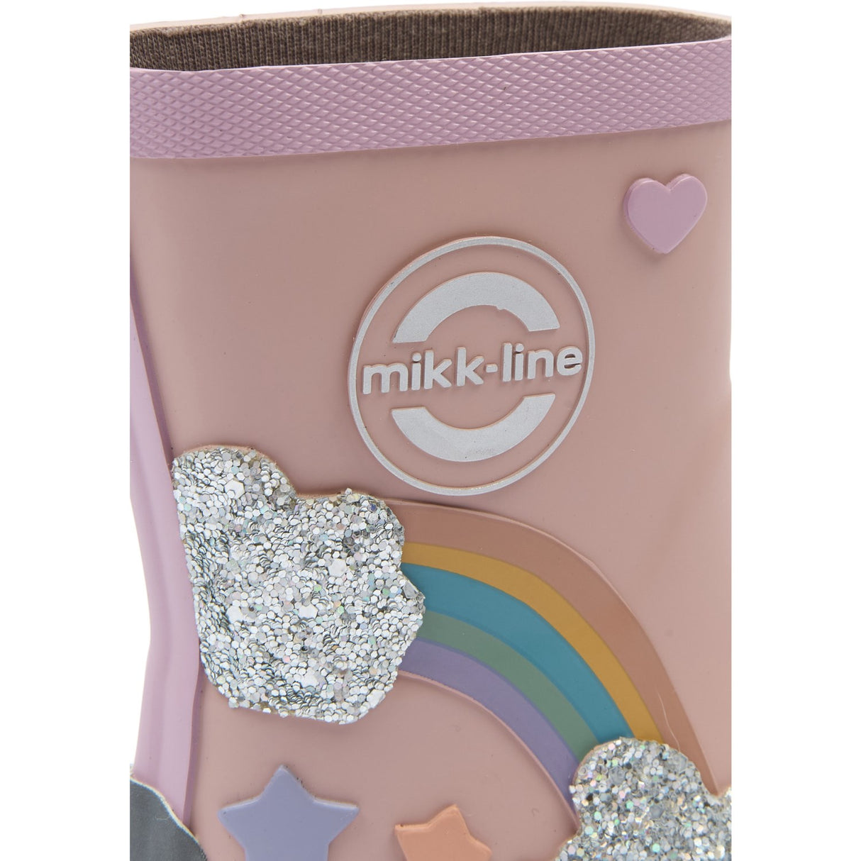 Mikk-Line Adobe Rose Gummistøvler Rainbow Patch Barefoot