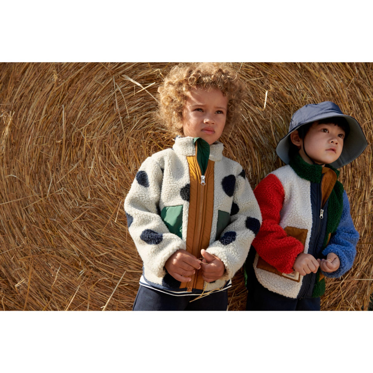 LIEWOOD Spot Dots / Mist Noam Pile Jakke