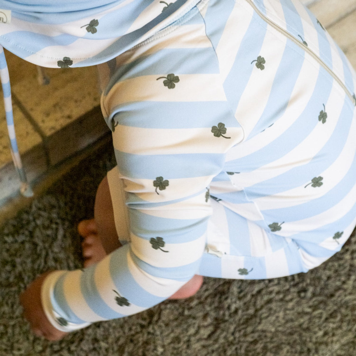 That's Mine Clover Stripes Sune Swim Heldrakt